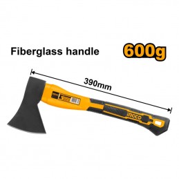 HACHA CABEZA MARTILLO MANGO FIBRA DE VIDRIO 600 GRS (HAXS206001) INGCO