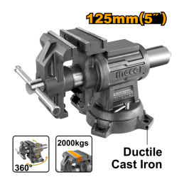 TORNILLO MECANICO 5" BASE GIRATORIA (HBV085) INGCO