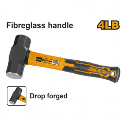 COMBO M/FIBRA VIDRIO LARGO -CABEZA HEXAGONAL 4 LB (HSLH8804) INGCO