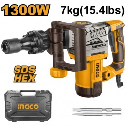Martillo Demoledor INGCO 1300W - Potencia y Durabilidad para Obras Exigentes