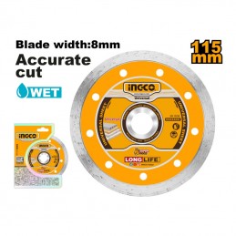 DISCO DIAMANTADO HUMEDO 115(4-1/2") X22.2mm (DMD021152) INGCO