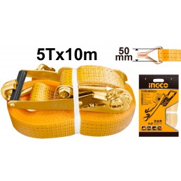 Eslinga de Carga INGCO 10 m x 50 mm – Capacidad Máxima 5.000 kg (HRSP5101)