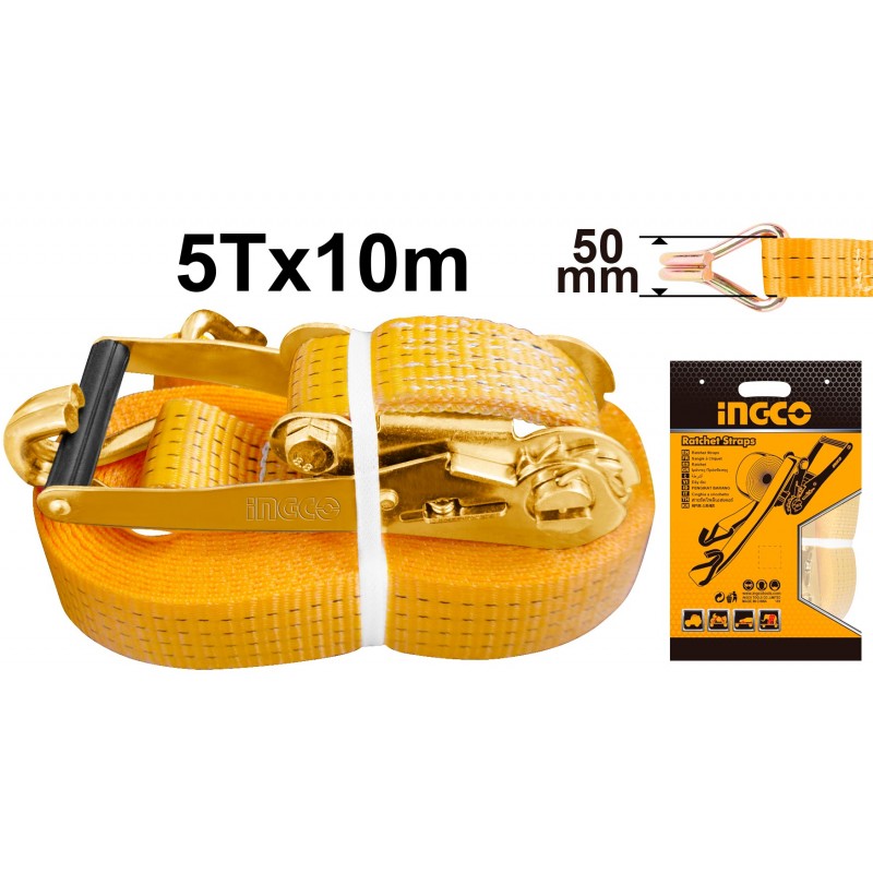 Eslinga de Carga INGCO 10 m x 50 mm – Capacidad Máxima 5.000 kg (HRSP5101) Eslinga de Carga INGCO 10 m x 50 mm – Capacidad Máxima 5.000 kg (HRSP5101)