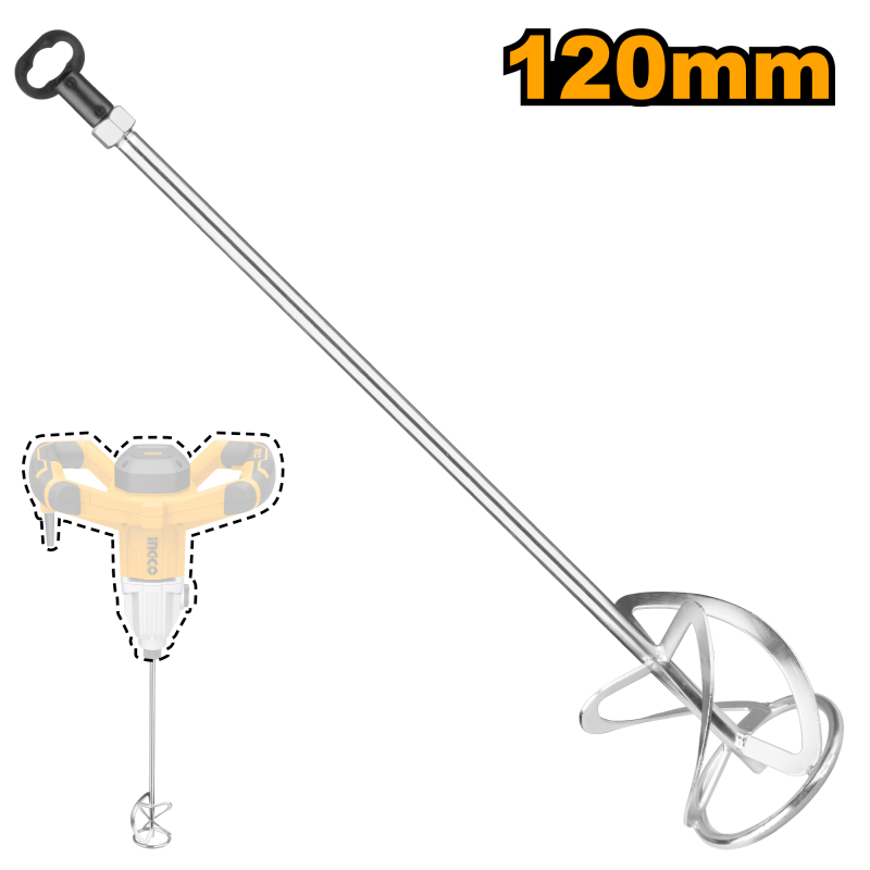 REVOLVEDOR DE MEZCLA PARA MEZCLADOR 120 X600MM (MP1120) TODO INGCO - TALCA