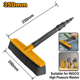 Cepillo Horizontal para Hidrolavadora 270mm INGCO (AMHB2791) - Limpieza Efectiva y Cómoda para Superficies Grandes