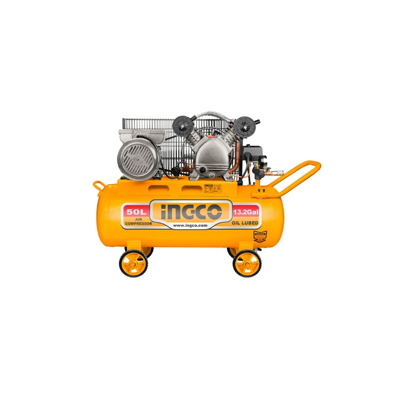 Compresor de Aire Industrial 50L INGCO AC1200508 | Potencia 1,5kW/2,0HP para Tareas Eficientes Compresor de Aire Industrial 50L INGCO AC1200508 | Potencia 1,5kW/2,0HP para Tareas Eficientes