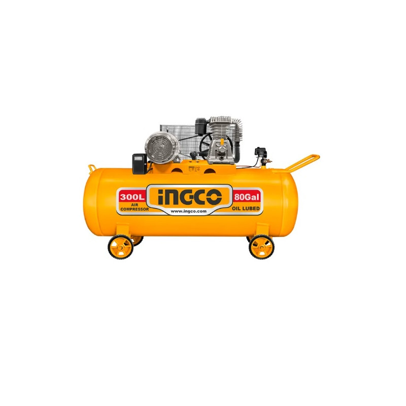 Compresor de Aire Industrial 300L INGCO AC553001 | Potencia 4,1kW/5,5HP para Operaciones Industriales de Alto Rendimiento