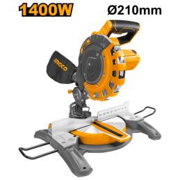 Sierra Ingleteadora 8" 1400W INGCO BMS14007 | Corte Preciso y Potente