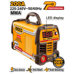 SOLDADORA INVERTER INDUSTRIAL 200A INGCO: Potencia y Eficiencia para Soldadura Profesional | Ingco Talca