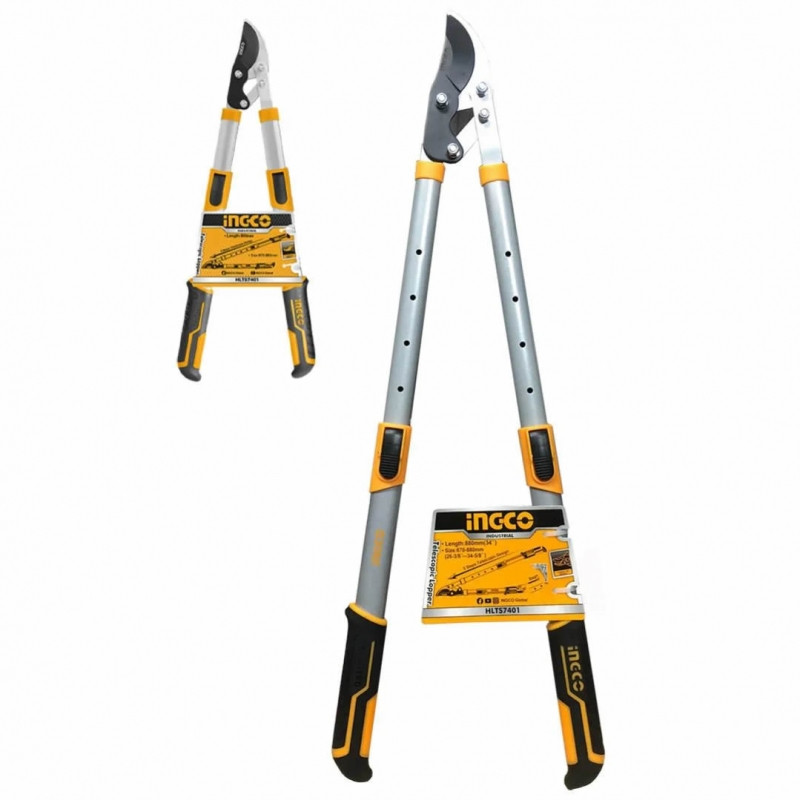 Tijera Corta Ramas INGCO HLTS7401 – Mango Extensible 66-86 cm para Poda Eficiente Tijera Corta Ramas INGCO HLTS7401 – Mango Extensible 66-86 cm para Poda Eficiente