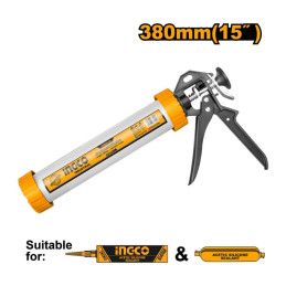 Pistola Calafatera 380mm INGCO (HCG0115) - Control Preciso para Aplicación de Selladores