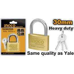 Candado Dorado 30mm INGCO: Elegancia y seguridad en un solo candado | Ingco Talca