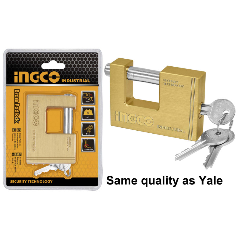 Candado Bronce 80mm 3 INGCO: Protección robusta y estilo clásico en uno | Ingco Talca Candado Bronce 80mm 3 INGCO: Protección robusta y estilo clásico en uno | Ingco Talca