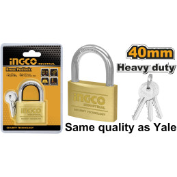 Candado Dorado 40mm INGCO: Elegancia y robustez para protección confiable | Ingco Talca