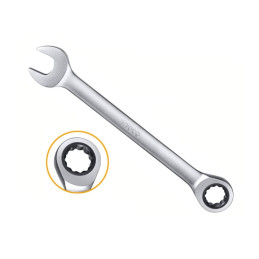 Llave Punta Corona con Chicharra 10 mm INGCO – Precisión y rapidez en cada ajuste