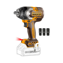 Llave de Impacto 1/2" 850Nm 20V sin Batería | INGCO CIWLI20851