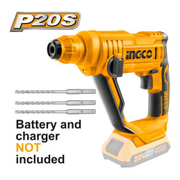 Rotomartillo Inalámbrico 20V SDS-Plus sin Batería | INGCO CRHLI1601