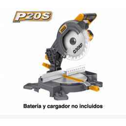 Sierra Ingleteadora Inalámbrica Industrial 20V 210mm 8" INGCO (CMS2001) - Cortes Precisos en Madera sin Cables