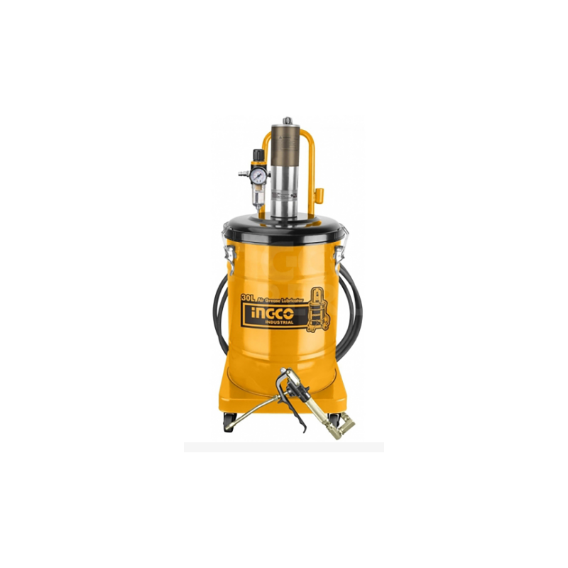 Engrasadora Neumática Industrial 30L INGCO (AGL02301) - Alta Potencia y Precisión Engrasadora Neumática Industrial 30L INGCO (AGL02301) - Alta Potencia y Precisión