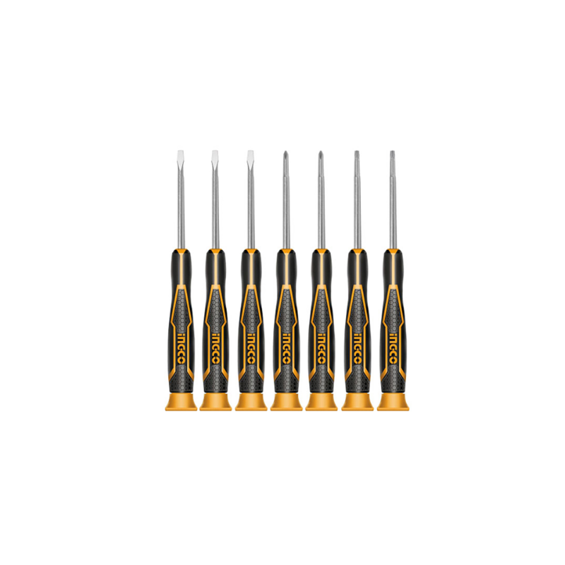 SET DESTORNILLADOR INDUSTRIAL 7 PIEZAS PRECISION PH / SL / T (HKSD0718) INGCO SET DESTORNILLADOR INDUSTRIAL 7 PIEZAS PRECISION PH / SL / T (HKSD0718) INGCO