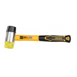 MARTILLO DE GOMA Y PLASTICO MANGO FIBRA DE VIDRIO 40MM (HRPH8140) INGCO