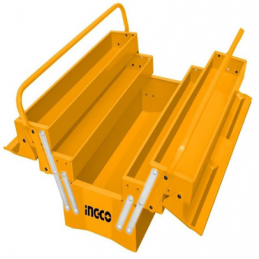 CAJA METALICA INDUSTRIAL PARA HERRAMIENTAS 49 X 20 X 29 CM AMARILLO (HTB02) INGCO