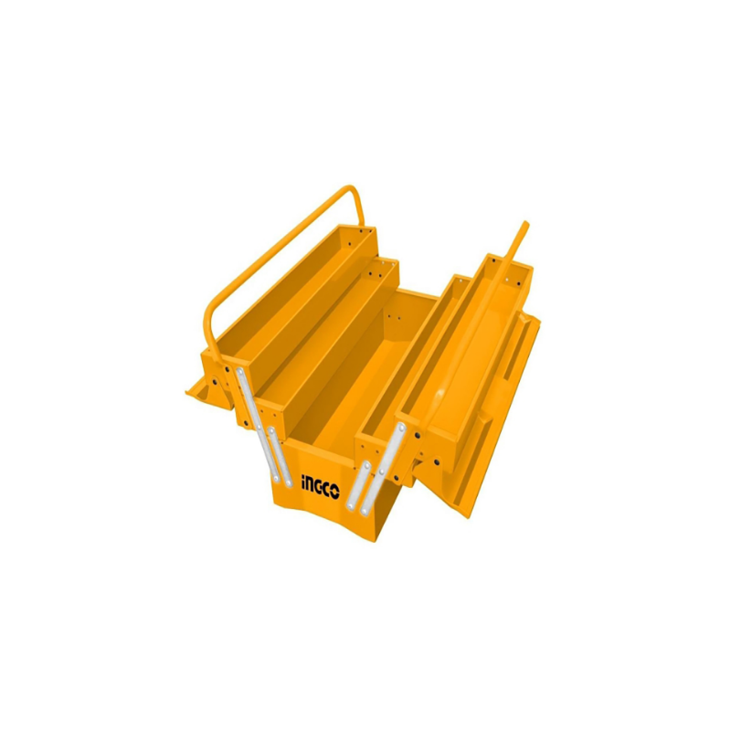 CAJA METALICA INDUSTRIAL PARA HERRAMIENTAS 49 X 20 X 29 CM AMARILLO (HTB02) INGCO CAJA METALICA INDUSTRIAL PARA HERRAMIENTAS 49 X 20 X 29 CM AMARILLO (HTB02) INGCO
