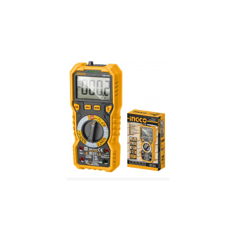 Multímetro Digital Tester 750V Ingco: Medición precisa y versátil para tus proyectos eléctricos | Ingco Talca Multímetro Digital Tester 750V Ingco: Medición precisa y versátil para tus proyectos eléctricos | Ingco Talca