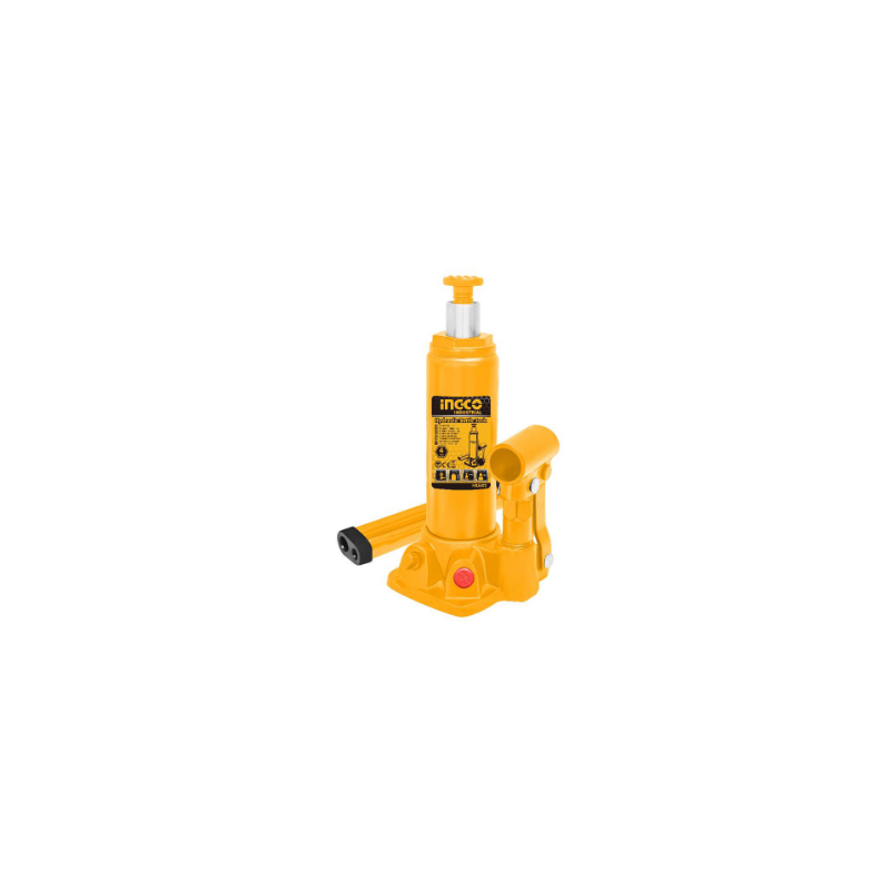 Gata de Botella Industrial 4 Toneladas INGCO (HBJ402) - Potencia y Seguridad para Levantar Cargas Pesadas Gata de Botella Industrial 4 Toneladas INGCO (HBJ402) - Potencia y Seguridad para Levantar Cargas Pesadas