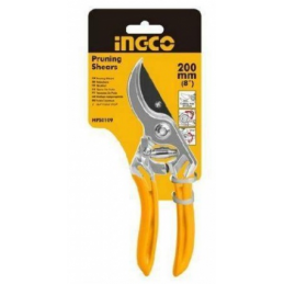 Tijera de Podar INGCO HPS0109 8" – Cuerpo de Aluminio y Mangos Antideslizantes